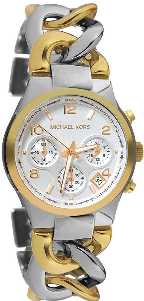 michael kors twist bracelet watch|Michael Kors Watches Runway Twist Watch (Two Tone Gold).